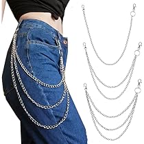 Amazon.co.jp: [BetterJonny] 6本セット パンツチェーン, 合金 ズボン