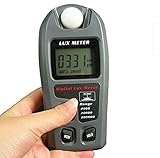 Dolland 小型 ポケットサイズデジタル 照度計 0.1~200,000 デジタル式lux（ルクス）対応 ルクス