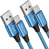 USB Type C ケーブル【1.5m 2本】Baiwwa USB-A to USB-C 急速充電 ケーブル QC3.0対応 タイプC ケーブル 高速データ転送 iPhone16/15 Pro iPhone16/15、Galaxy A20 A21 S10 S9 S8、 Xperia、Switch, その他Android USB-C機器対応