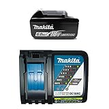[充電工具ACセット] マキタ 18V 6.0Ah リチウムイオン電池 BL1860B 1台(マキタ純正品 A-60464日本仕様)+マキタ急速充電器 DC18RC １台 (14.4V/18V用)　M