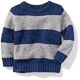 オールドネイビー OLD NAVY/ ストライプラグビープルオーバー ブルーストライプ トップス長袖Tシャツ 4歳【並行輸入】