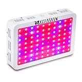 MasterGrow 800WフルスペクトルLED，植物灯/植物育成用LEDライト，新型ダブルチップ，10W*80pcsフルスペクトルLED，水耕栽培ライト，野菜工場、植物農園、植物栽培工場
