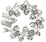 ハンドメイドメタルMagnolia Wreath 54286-OWH 1
