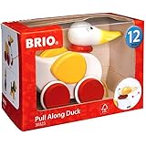 BRIO (ブリオ) プルトイ ダック [ あひるのおもちゃ ] 対象年齢 1歳~ (引き車 引っ張るおもちゃ 木製 知育玩具) 30323