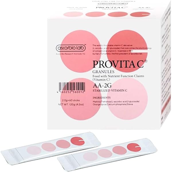 Amazon | プロビタC PROVITAC 120g (2.0g×60包) 1箱 | アスコルバイオ 