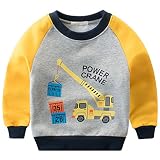 [スゴフィ]SGFY　 ボーイズ スウェット 女の子 男の子 キッズ ベビー トレーナー パーカー 長袖 子供服 おしゃれ かわいい 秋 冬 クレーン柄 (100)
