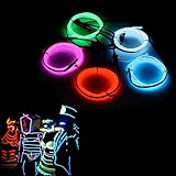 LIGHTBOY 新ELワイヤー 電池式 EL直径メートル光る　有機ELネオンワイヤー　イルミネーション　点滅常灯モード　パーティー/衣装/バイク/車/バー/誕生日会など　飾り用