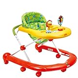 ベビーウォーカー折りたたみ可能な多機能トロリーアンチロールオーバー7-18ヶ月ベイビーは、U字型ベースウォーカー座る68 * 59 * 50cm