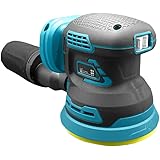 Makita マキタ 互換 ランダム オービタル サンダー ダブルアクション 小型 125mm 研磨 さび落とし 集じん 工具 オービット サンダ ポリッシャー 家庭用 マキタ 互換 18V 充電式 Makita 18ボルト コードレス DIY ※ 