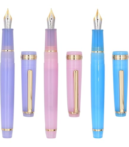 Amazon | JINHAO 万年筆 ローズゴールドメッキ 細字 滑らかな書き心地