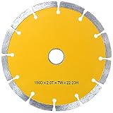 ダイヤモンドカッター 150mm セグメント 乾式 コンクリート ブロック タイル レンガ 切断用 刃 ダイヤモンド カッター 替刃 替え刃 DC150