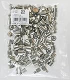 WAKI ニッケルダボ オン凸(100個) 9mmクローム DB-022