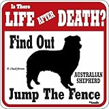 LIFE AFTER DEATH AUSTRALIAN SHEPHERD サインボード：オーストラリアンシェパード [並行輸入品]