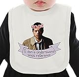 Castiel Doesn't Understand Your Reference ネクタイを有する有機ビブ Medium