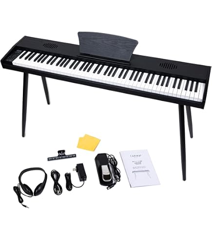 Amazon | 【セット買い】Donner DEP-08 88鍵盤電子ピアノと椅子 セット