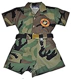 米国海兵隊ベビー2 pc Military迷彩シャツとショーツセットMade in the USA