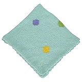 Kashwere カシウェア Baby Blanket - Half Blanket ベビーブランケット Polka Dot Aqua アクア水玉 BB-73-13-30 [並行輸入品]