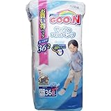 グーンやわらかフィットパンツ　ＢＩＧより大きいサイズ　36枚　男の子用