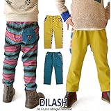 (ディラッシュ) DILASH 秋'15 バックボーダー切替テーパードパンツ 140 マスタード