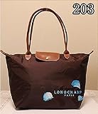 Longchamp ロンシャン 折りたたみ トートバッグLe Pliage ル･プリアージュ M 1899 刺繍 ハンドバッグ 並行輸入品 (203) [並行輸入品]