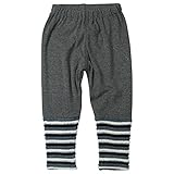 《春秋冬対応》SCHNEE(スネー) 天竺起毛レギンス 110cm/チャコール NO.F-661545