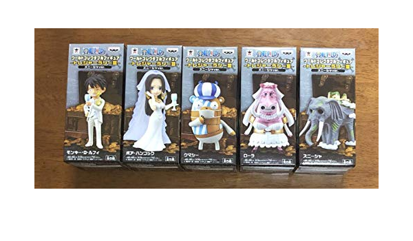 Amazon Co Jp One Piece Wcf World Collectible Figure Treasure Rally Iii Zunisha Ver Set Of All 5 Types Namco Limited Edition Hobbies