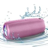 スピーカー bluetooth【2024新開発・高音質】24時間連続再生 LEDライト付き 重低音 IPX7防水 お風呂 マイク内蔵 TWS対応で二台接続可能 ブルートゥーススピーカー ワイヤレススピーカー Bluetooth5.3 大音量 Type-C充電 ポータブルスピーカー Bluetooth/TFカード/AUX対応 幅広い交換性 スマホ PC 車用 ブラック