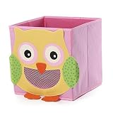 FS Animal Collapsible Toy Storage Box and Closet Organizer for Kids (Owl) by SF