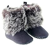 (ダンティヤ)Dantiya  ベビー　キッズ　新生児　秋冬　シューズ　長い毛　可愛い　靴　ファーストシューズ (12cm)