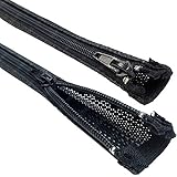 拡張可能な編組ジッパーSleevingラップ 1/2" Diameter BS-ZIPPER-EX-075-10