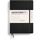 LEUCHTTURM1917(ロイヒトトゥルム1917) ロイヒトトゥルム ノート A5 ドット方眼 ブラック 329398 正規輸入品