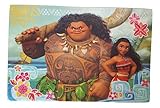 Designsプレースマットwith Moana and Mauiグラフィックス、BPAフリープラスチック