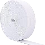 良品Life 平ゴム 幅 30mm 強力 手芸用 全長 40m 白 幅広 裁縫 可愛い パンツ 交換バンド (30mm,白)