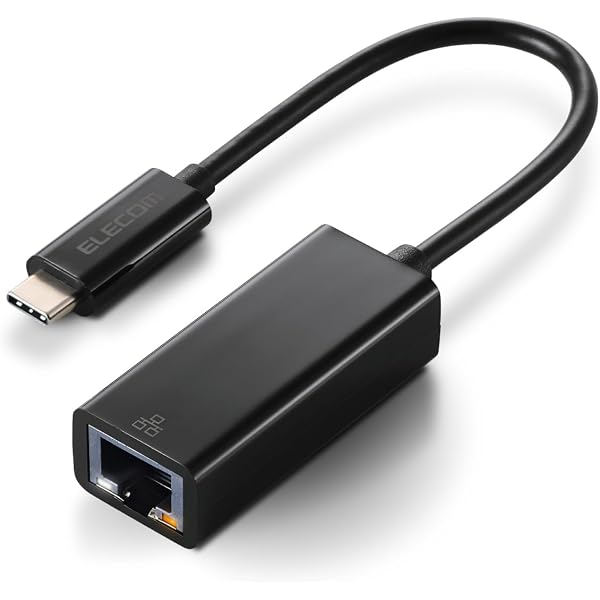 Amazon.co.jp: CYBER ・ USB A to Type-C変換コネクター付き有線LAN