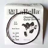 LaBella [ラベラ] 黒 ブラックナイロン フラメンコ クラシックギター弦 バラ弦：2弦