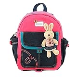 kangaroobaby 人気 かわいい 子供 キッズ 用 迷子 防止 ひも ハーネス 付 ぬいぐるみ リュック 男の子 女の子 通園 (うさぎちゃん)
