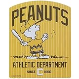 スヌーピー[ビッグシール]ダイカットビニールステッカー/スポーツ 野球 ピーナッツ