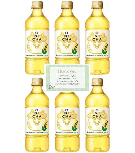Amazon | 【6本セット】ONICHA オニチャ600ml 麦茶 鬼みくじ付き ヒカ