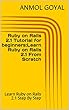 Ruby on Rails 2.1 Tutorial for beginners:Learn Ruby on Rails 2.1 From Scratch: Learn Ruby on Rails 2.1 Step By Step (English Edition)