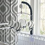 Carousel Designs Gray and Navy Raindrops Musical Mobile by Carousel Designs [並行輸入品]