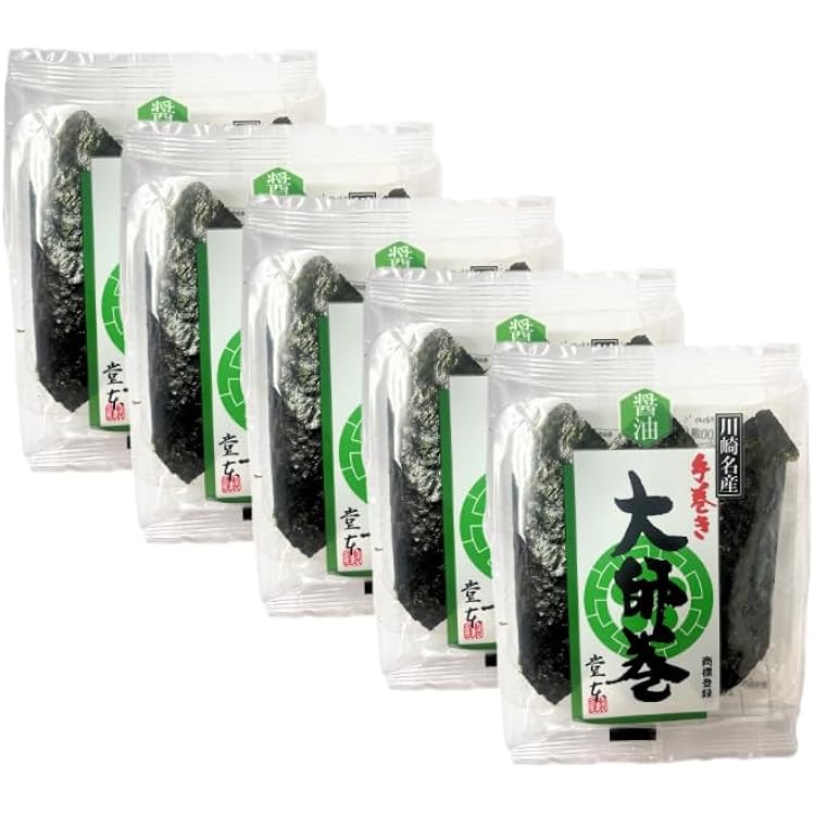 レンです。川崎名産大師巻茶屋の餅おまとめ Amazon.co.jp: 大師巻 1袋 3本入り 8袋 醤油味4袋 塩味4袋 自宅用 堂本