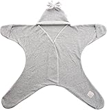 Tuppence&Crumble(タッペンスアンドクランブル) 星型アフガン Star Wrap スターラップ 11-18ヶ月用 グレー