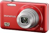 OLYMPUS デジタルカメラ VG-120 RED 1400万画素 広角26mm 光学5倍ズーム 3.0型液晶