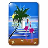 SmudgeArt Designs 2016 – フラミンゴ – 照明スイッチカバー – シングルトグルスイッチ( LSP _ 239354 _ 1 )