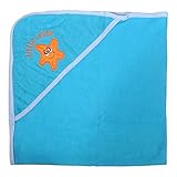 Tadpoles Cotton Embroidered Hooded Towel, Starfish by Tadpoles