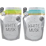 【シャンプー＆コンディショナーセット】ホワイトムスク 詰め替え用 400ml 日本製 ノンシリコン 弱酸性
