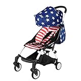 Lovelybaby スポーツ　　 軽量 　　通気性良い 　　買い物かご付き 　　折りたたみ 　　スタンダード 　　ベビーカー 　　対象0~36ヶ月 (スター)