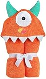 Yikes Twins Child Hooded Towel - Orange One Eyed Monster by Yikes Twins [並行輸入品]