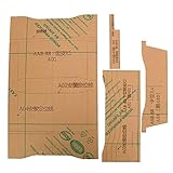 YAOGOHUA Lange Brieftasche Muster Vorlage Acryl Schablone DIY Leder Ha