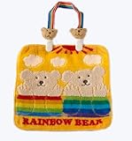 クリップスタイ　タオル製スタイ　ベビースタイ　スタイクリップ　ミニタオル　涎掛け　ビブ　レインボーベアー (イエロー)